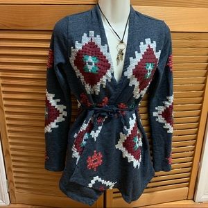 Lucky Lotus cardigan by Lucky Brand size XS
